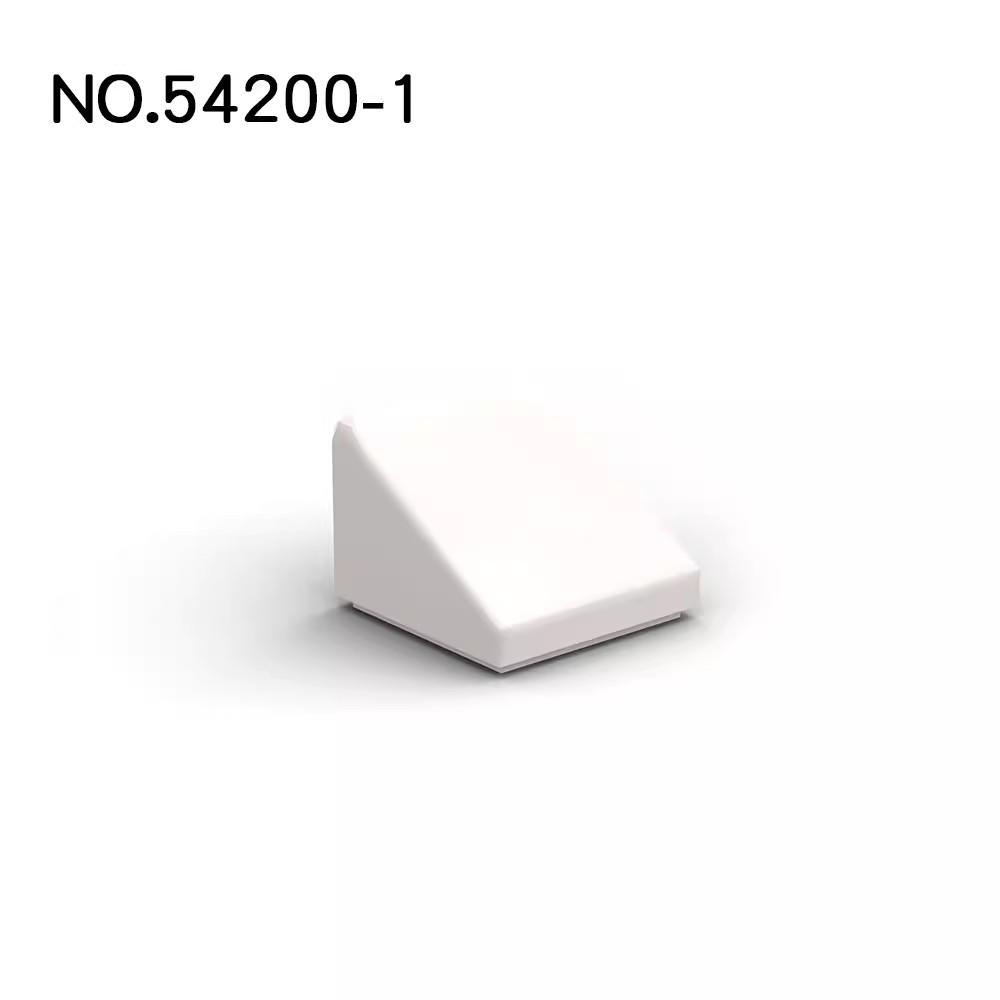 50Pcs MOC 54200 Slope 30° 1 x 1 x 2/3 Brick Changeover Catch ideal for High-tech Construction Bricks Parts Tech Parts Toy DO IT YOURSELF Learning