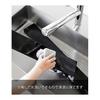 Yamazaki Jitsugyo 4565 Depth Telescopic Exhaust Cover 75cm For Stove Black Approx. W79 x D10 ~ 16.5 x H3.7cm Tower Stove Back Rack Small Placement