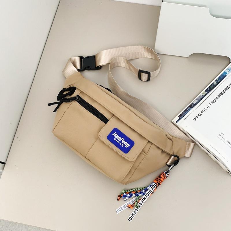Crossbody Bag Men'S Trendy Brand Breast Bag Sports Cycling Backpack Tooling Bag Boys Students Outdoor Satchel Women'S Tide
