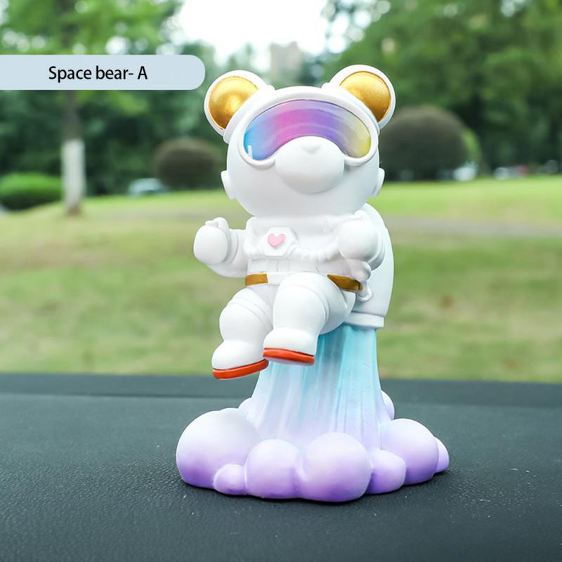 

Figurines Add Color Modern Art Gifts Miniatures Cute Shape Carton Packaging Astronaut Uniform Color Material Resin Process