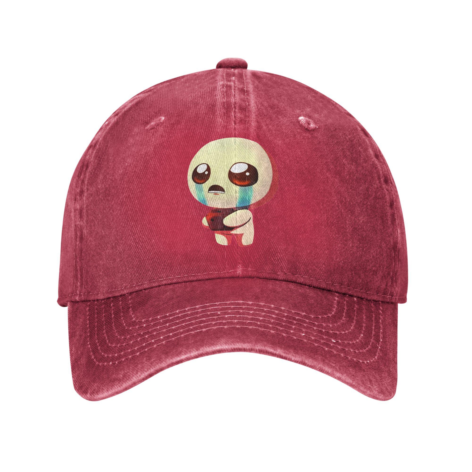 The Binding Of Isaac Merch Baseball Caps Unisex Daily  Caps Hat Adjustable Trucker Hat Adjustable