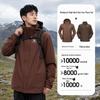 Camel Unisex 3-in-1 Waterproof Outdoor Jacket with Fleece Liner