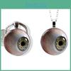 Bloodshot Eye Metal Pendant Keychain And Necklace For Promotion And Celebration Gifts