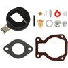 Carburetor Repair Kit with Float Replacement for Johnson Evinrude 398453 9.9hp 15hp 1974-1988