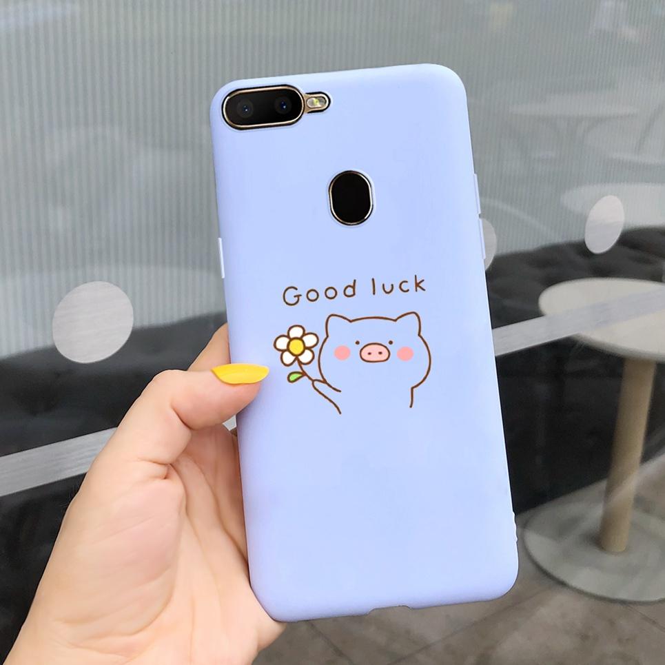 Pattern Phone Case For Oppo A5s OPPO AX5s Case Shockproof Matte Protection Back Cover For OppoA5s CPH1909 Silicone Capa OppoAX5s