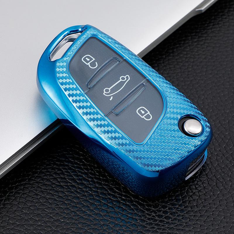 

Корпус/чехол для ключа из углеродного волокна для Peugeot Citroen DS 4008/5008 C5 пульт