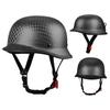 Motorcycle Helmet Carbon Fiber Half Helmet German Soldier Helmet Retro Helmet Pedal Cruise Motorcycle Riding Helmet