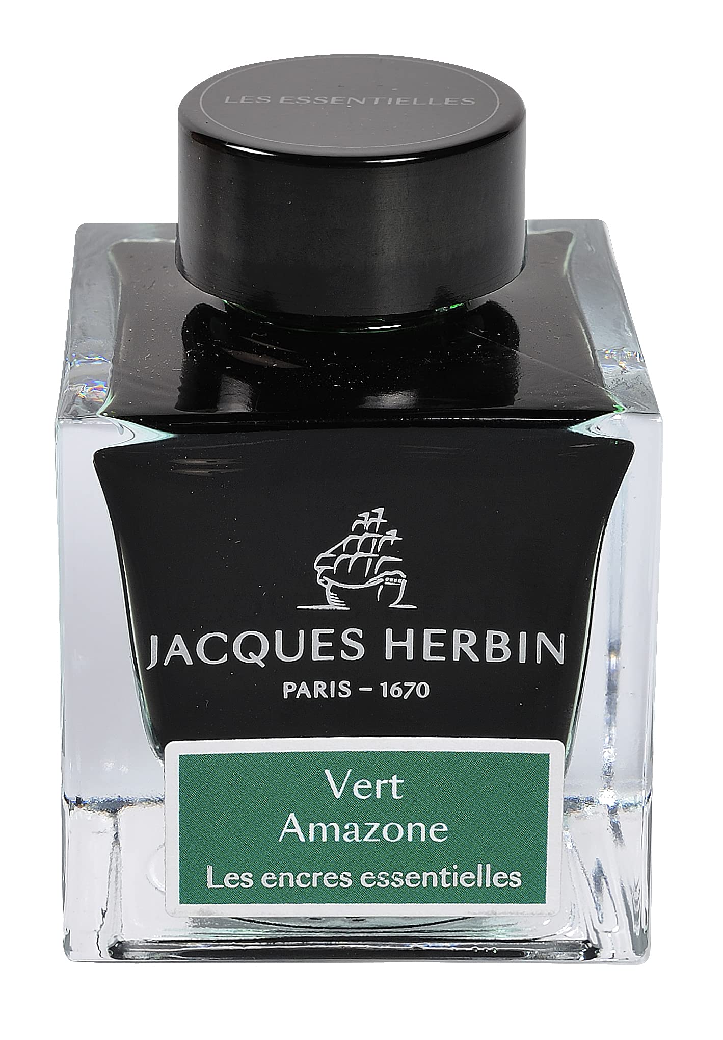 

Herbin Jacques Herbin Essential 50ml for Fountain Glass and Dip Pens Ink, Amazon Green, Pens, Pens, (HERBIN hbj13137)