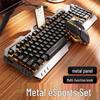 Wired Mechanical Keyboard, Headset & Mouse Set for Gaming and Office Use