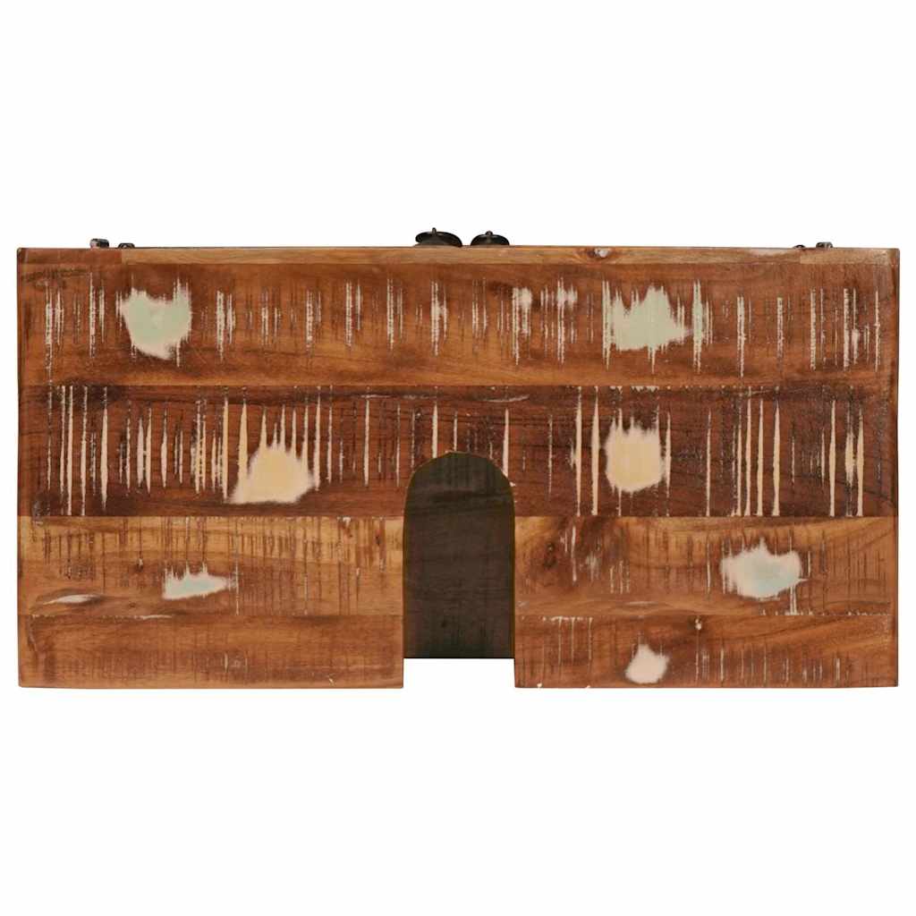 Bathroom Cabinet Made of Solid Reclaimed Wood and Engineered Wood