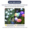Mushroom Solar Lights LED Outdoor Waterproof Decorative Garden Jellyfish Sway Solar Lights for Yard Lawn Christmas Pathway Patio