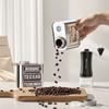 circle joy coffee bean storage tank coffee powder sealed tank tinplate coffee can one-way valve coffee bean tank