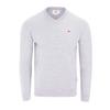 Lee Cooper Mens Embroidered Logo Acrylic V Neck Long-Sleeved Jumper