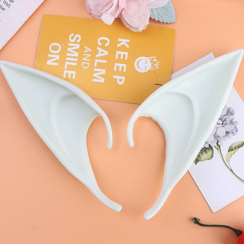Mysterious Angel Elf Ears Latex Ears for Fairy Cosplay Costume Accessories Halloween Decoration Photo Props Adult Kids Toys