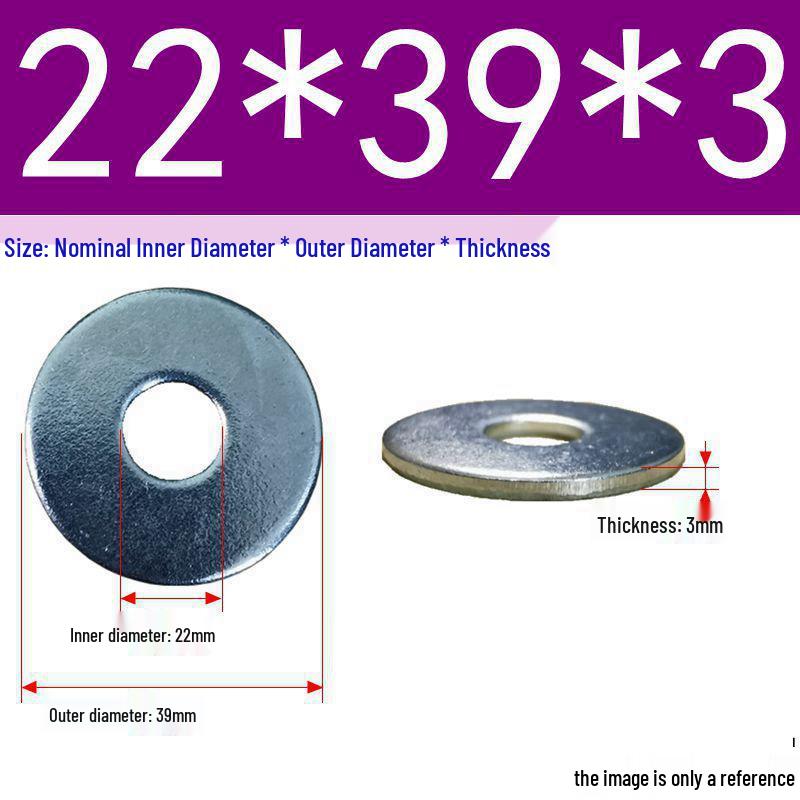 Galvanized Flat Metal Washer Spacer M3-M60