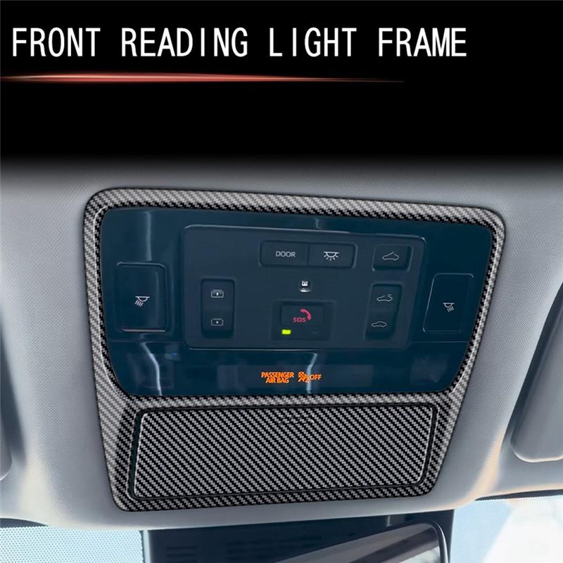 Car Reading Light Frame Overhead Console Eyeglass Box Trim Sticker For Toyota Grand Highlander 2024