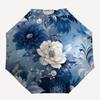 1pc Elegant Floral Pattern and Butterflies Umbrella with Plastic Handle,Suitable for All Seasons Umbrellaptys26047