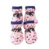 Pet Soft-soled Shoes Bear Full Print Puppy Dog Shoes Medium and Small Dog Teddy Dog Foot Cover Waterproof and Non-slip Pet Shoes