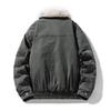 Retro American Style Men's Versatile Cotton Padded Jacket - Thickened Autumn/Winter Outerwear by LEE.