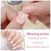 Manicure Wearable Nail French No Tracse Wearable Nail Removable Manicure French Wearable Manicure Fake Nail Stickers 5ml