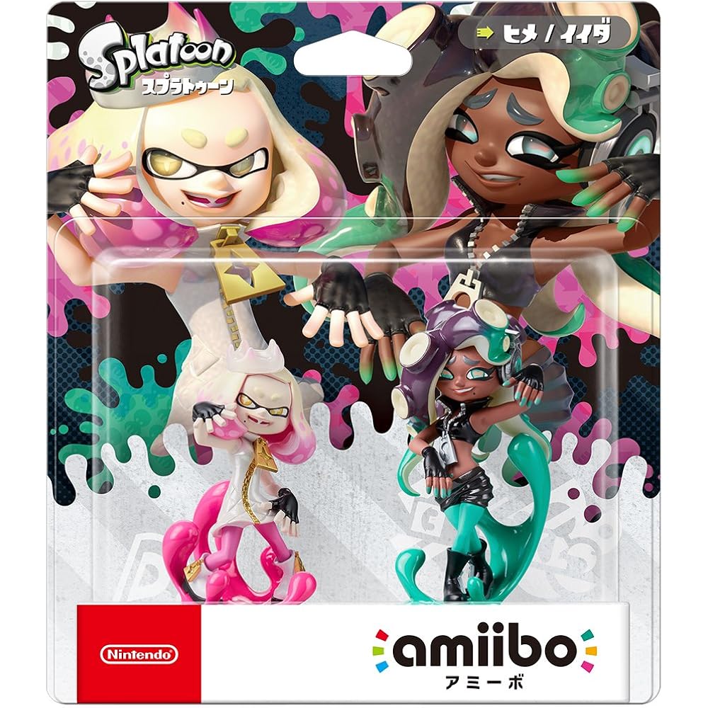 Amiibo Tentacles Set [Hime/Iida] (Splatoon Series)
