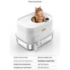 Stainless Steel Large Fully Enclosed Cat Litter Box Top Entry Easy Clean Pet Product Supplies Non-Sticky Cat Bedpans Accessories