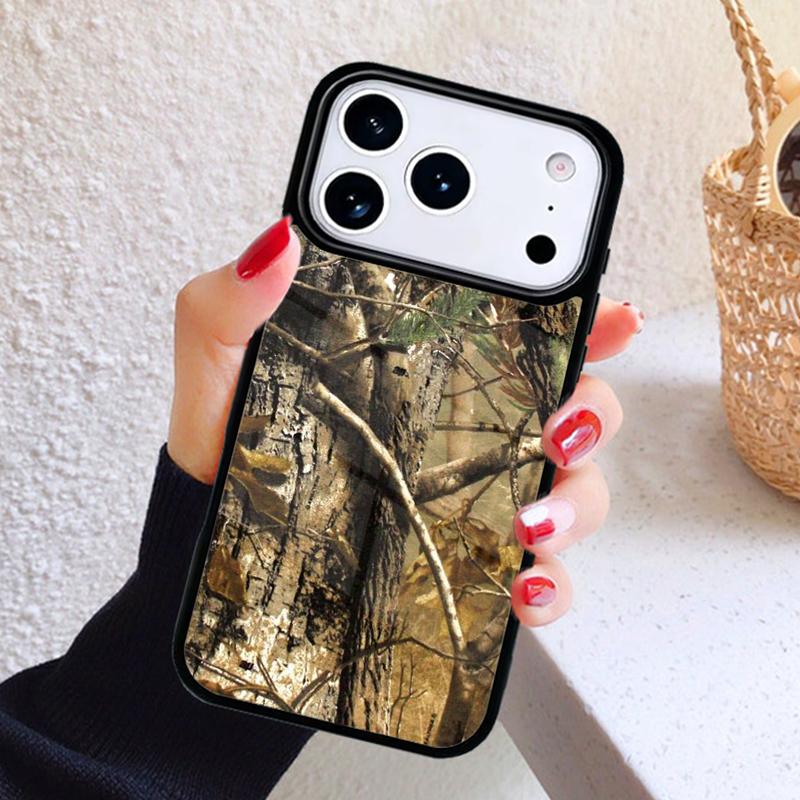 Hunting Camo Phone Case For iPhone 17 Air 16 15 14 13 12 11 Pro Max Plus iPhone 13