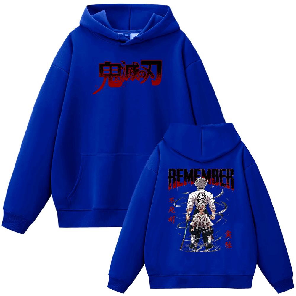 Аниме Demon Slayer Shinazugawa Sanemi Графический принт с капюшоном для мужчин и женщин — фото 8