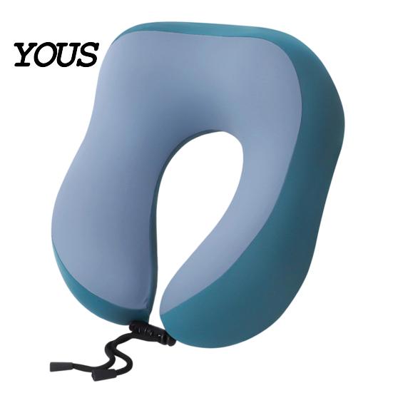 Durable Travel Neck Cushion U Shaped Pillow, Memory Foam Cooling Support Portable Headrest with Removable Washable Cover for Office Planes Trains