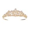 Multi-color optional Korean sparkling diamond pearl bridal tiara crown wedding princess hair accessories wedding accessories
