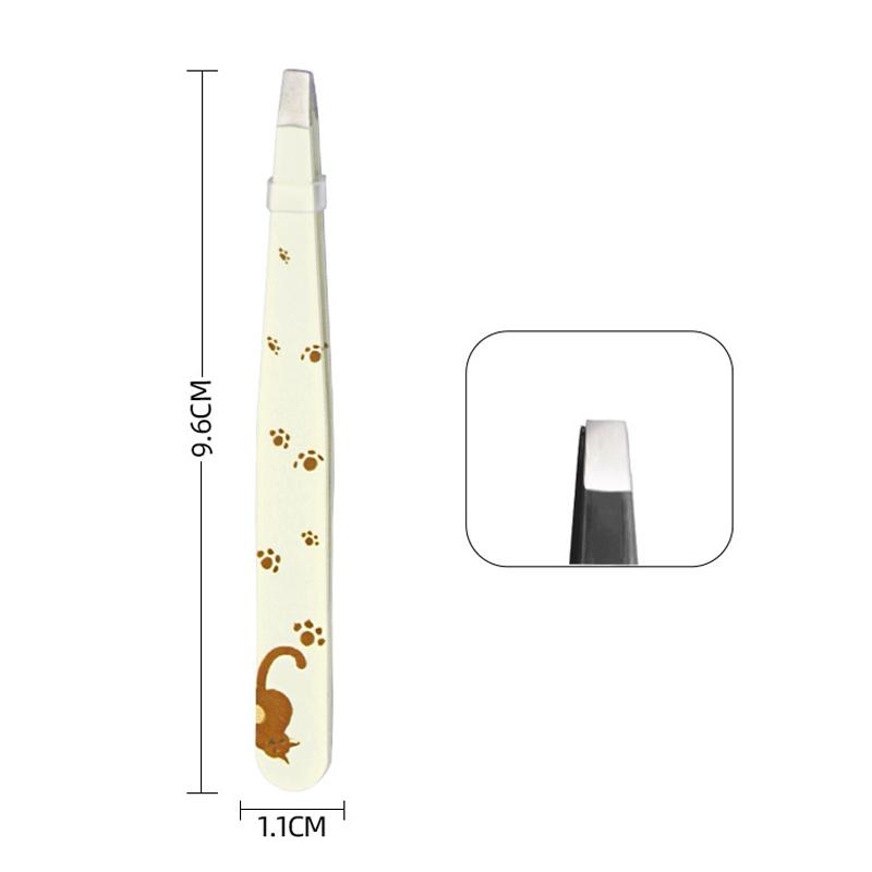 

Профессиональные пинцеты для бровей из нержавеющей стали, зажим для удаления волос, пинцет для бровей, макияж, красота, красочные E