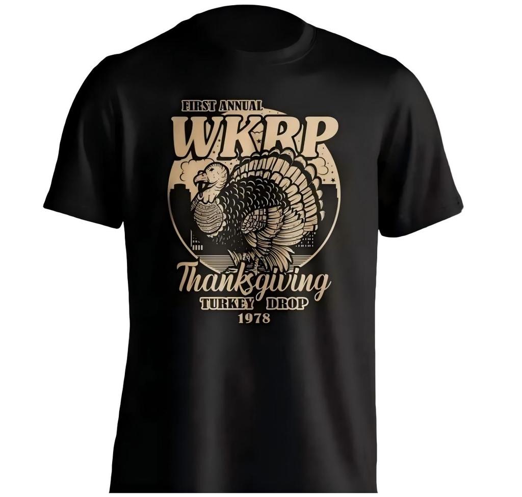 WKRP Thanksgiving Turkey Drop 1978 T-Shirt