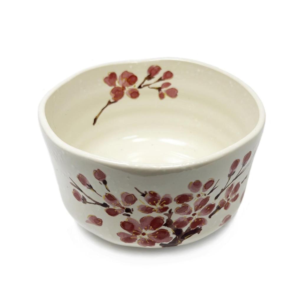 Mino Ware Matcha Bowl Chawan Kinsai Sakura Made In Japan
