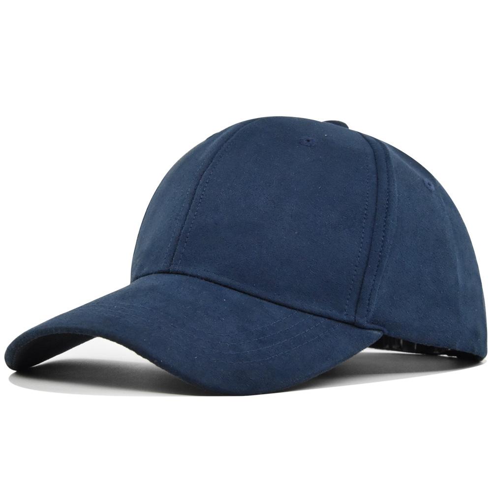 

Замшевая бейсболка Snapback Регулируемая Дышащая Папина кепка Для женщин и мужчин Унисекс Мягкая Искусственная замша Повседневная Однотонная Спортивная кепка тёмно-синий