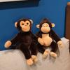 Stuffed Doll Large Plush Monkey Doll Realistice Orangutan Plush Doll Monkey Plush Toy  Baby Toys