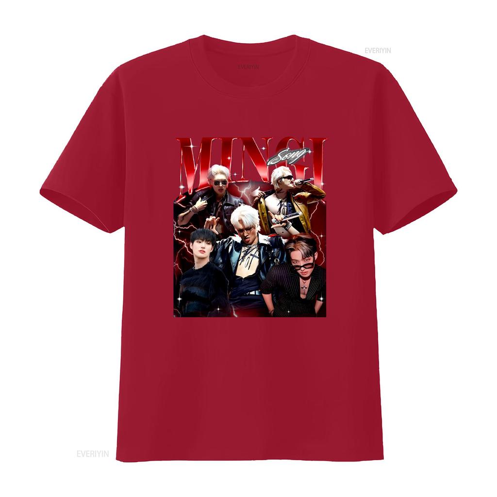 Limited Mingi Kpop T Shirt Vintage Fan Retro 90s Bootleg Merch Vintage Unisex Fashion Streetwear