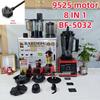 3L 6-in-1 Edelstahl Standmixer & Entsafter: Multifunktionaler Fleischwolf und Mixer