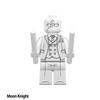 Moonlight Knight Assembled Figure Building Blocks Small Toys
