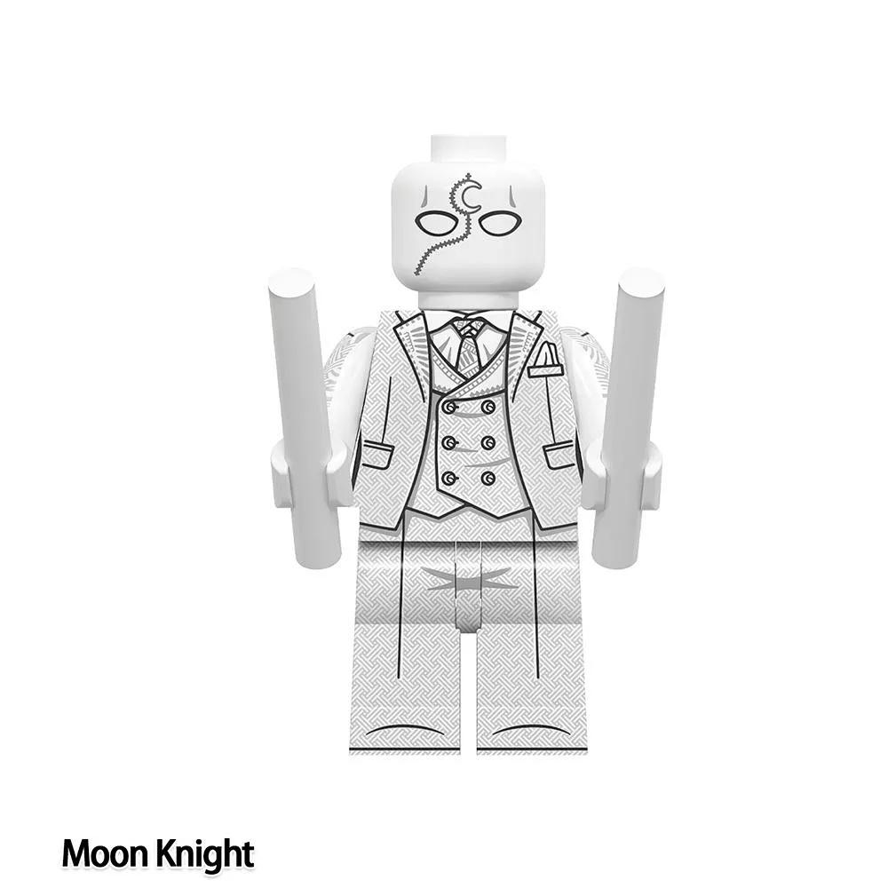 Moonlight Knight Assembled Figure Building Blocks Small Toys