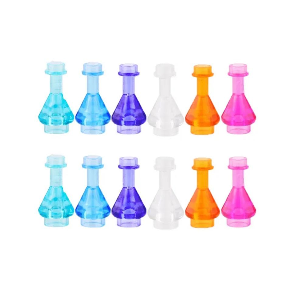 MOC City Building Blocks Character Scene Creative Accessories Mini Brick Color Wine Bottle Reagent Bottle Set Box Toy Gift X007