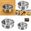 Stainless Steel Steaming Rack With Dividers For Rice Cooker And Microwave Cooking
