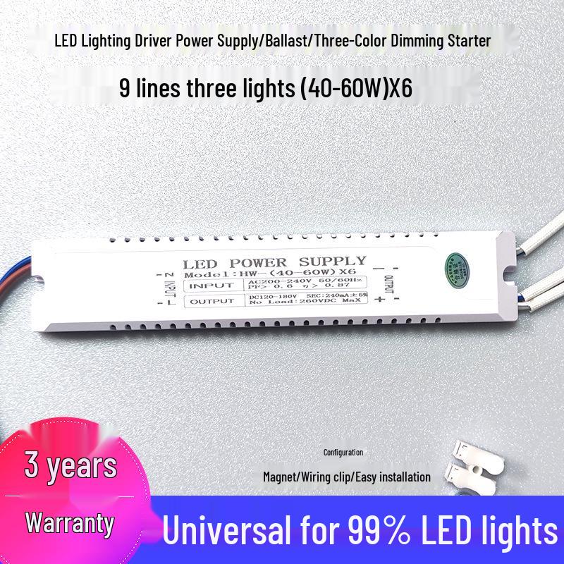 Universal LED Driver for Three-Color Ceiling Panel Light