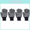 Heat Resistant Gloves High 4pcs Temperature Resistant Anti Scalding Mitts With Silicone Bumpswhite