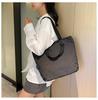 Japanese Style Canvas Tote: Versatile, Fashionable Shoulder Bag for College, Campus & Commuting