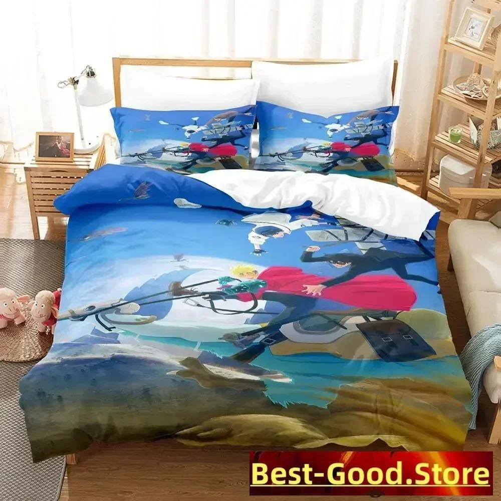 TRIGUN STAMPEDE Bedding Set Single Twin Full Queen King Size Bed Set Aldult Kid Bedroom Duvetcover Sets Anime parure de lit Bed