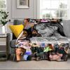 music pop Ayliva Fashion Blanket Flannel Blanket for bed, sofa, Camping, Hiking, Picnic Essentials, gift for family Fan gifts
