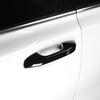 Car Exterior Accessories Touch/Button Style Carbon Fibre Gloss Black Exterior Door Handle Trim For Kia Sorento MQ4 2021-2026