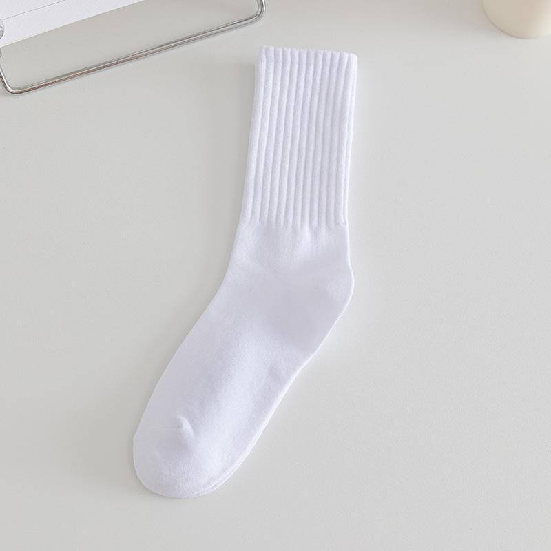 Ladies Spring and Autumn Cotton Boneless Yuezi Tube Stack Socks