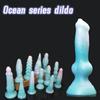 Žena Dildo Mimozemský pes Dildo Simulace Zvířecí Dělo Stroj Masturbátor Vícebarevná Vaginální stimulace Erotický sex pro dospělé