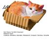 Waterproof Cat Statue Mini Ornaments, Simulation Express Carton with Resin Kitten Figurines, Cute Healing Desk Accessory Desktop Car Dashboard Decor,